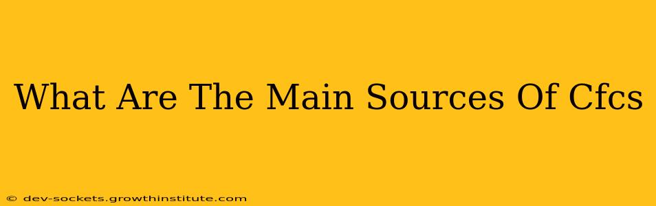 What Are The Main Sources Of Cfcs