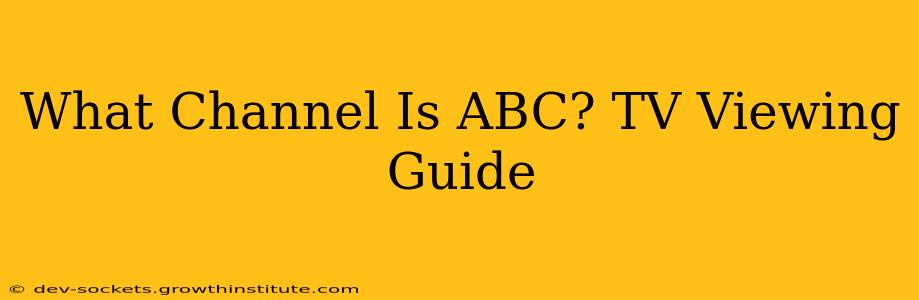 What Channel Is ABC? TV Viewing Guide