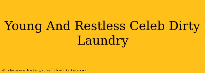 Young And Restless Celeb Dirty Laundry