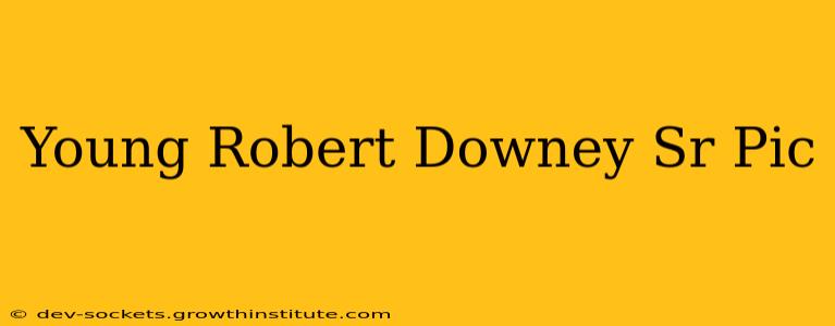 Young Robert Downey Sr Pic
